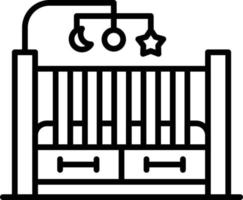 Crib Creative Icon Design vector