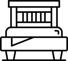 diseño de icono creativo de cama vector