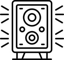 diseño de icono creativo de altavoz vector