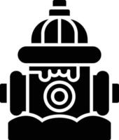 Fire Hydrant Creative Icon Design vector