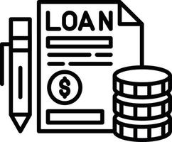 Loan Creative Icon Design vector