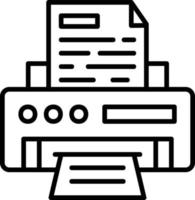 Printer Creative Icon Design vector