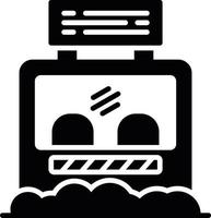 Ticket Box Creative Icon Design vector