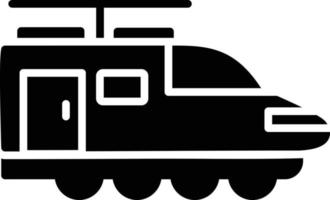 Electric Train Creative Icon Design vector