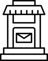 Postbox Creative Icon Design vector