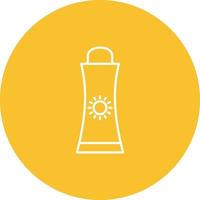 Sunblock Cream Vector Icon