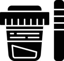 Urine Test Creative Icon Design vector