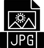 diseño de icono creativo de archivo jpg vector