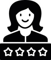 Customer Satisfaction Creative Icon Design vector