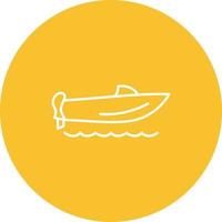 Speed Boat Vector Icon