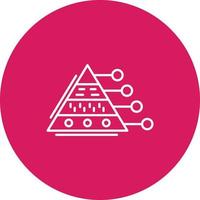 Pyramid Graph Vector Icon