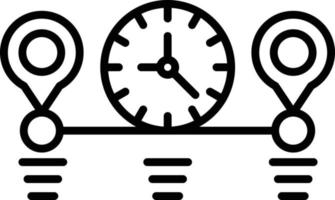 Time Line Creative Icon Design vector