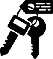 Room Key Creative Icon Design vector