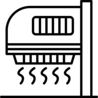 Hand Dryer Creative Icon Design vector