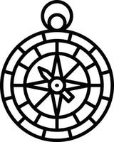 Compass Creative Icon Design vector