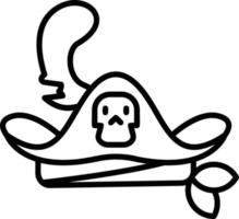 diseño de icono creativo de sombrero vector