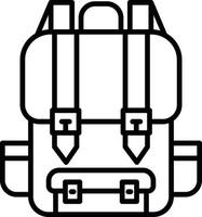 Backpack Creative Icon Design vector