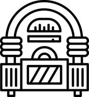 Jukebox Creative Icon Design vector