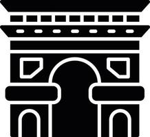 Arc De Triomphe Creative Icon Design vector