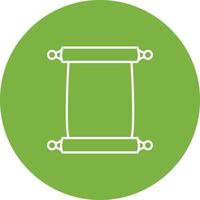 Scroll of Paper Vector Icon