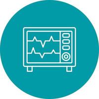 Heart Rate Monitor Vector Icon