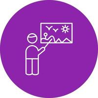 Art Museum Guide Vector Icon