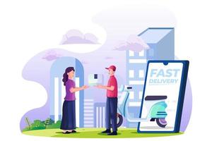 Delivery Service Illustration vector