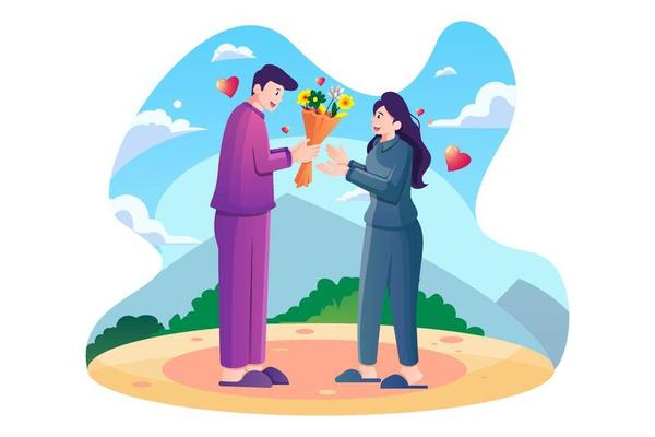Valentine Days Illustration