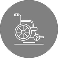 Wheel Chair Vector Icon