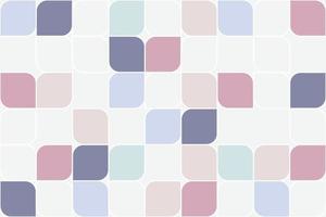 hojas abstractas y círculos mosaico diseño de patrones sin fisuras en estilo minimalista vector