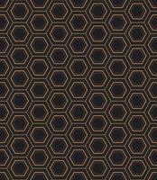 Modern and stylish hexagonal texture background with seamless pattern. Vector illustration graphic