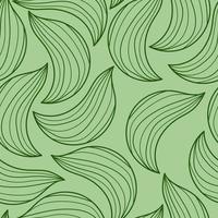 Doodle hand-drawn lines with seamless pattern floral background vector