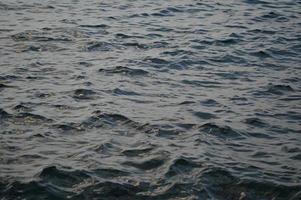 Close up water, sea water, small waves photo