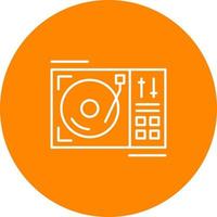 icono de vector de tocadiscos