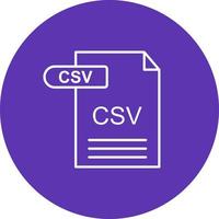 CSV Vector Icon