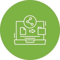 File Share Vector Icon