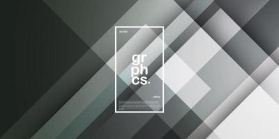 Abstract grey background basic geometric square overlap with shadow . Eps10 vector illustration