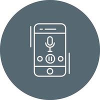 Voice Record Vector Icon