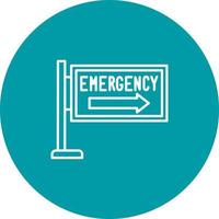 Emergency Sign Vector Icon