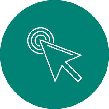 Unique Click Vector Icon