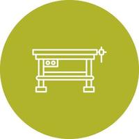 Work Bench Vector Icon