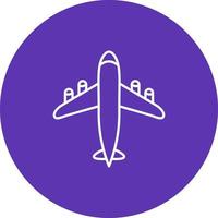 Flying Airplane Vector Icon