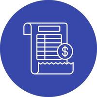 Bill Vector Icon