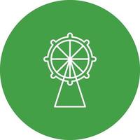 Ferris Wheel Vector Icon