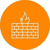 Firewall Vector Icon