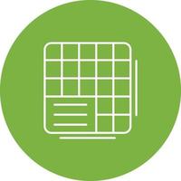 Table Data Vector Icon