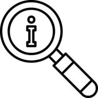 Search Creative Icon Design vector