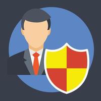 Trendy Employee Protection vector