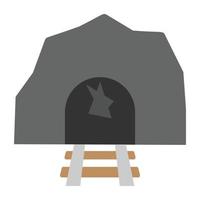 Trendy Coal Tunnel vector