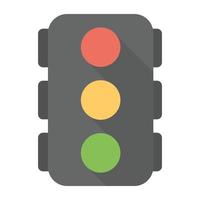 Trendy Traffic Lights vector